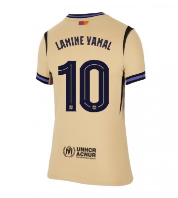 Barcelona Lamine Yamal #10 Udebanetrøje Dame 2025-26 Kortærmet